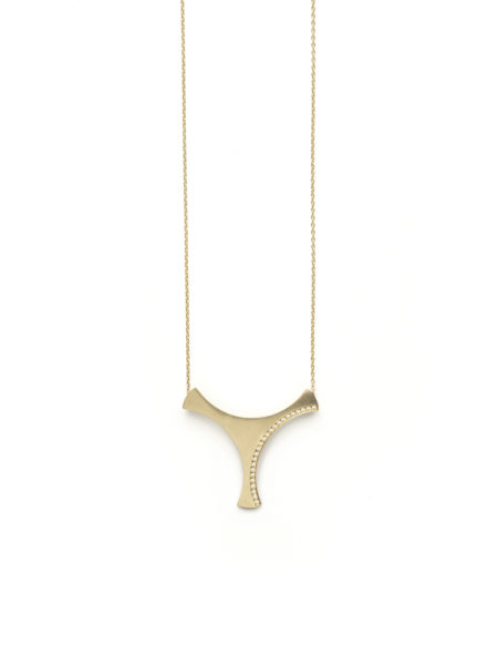 Gold Necklace Helix